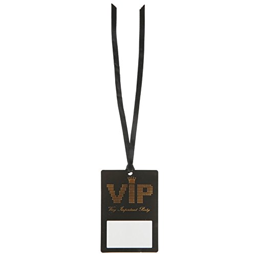 VIP Pass mit Band und Beschriftungsfeld, 7cm x 10cm, 10er Pack