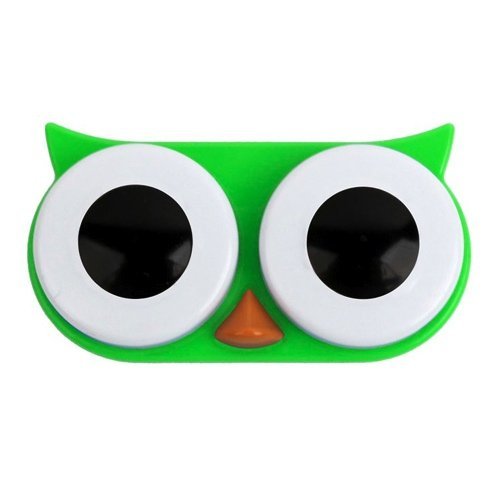 Kontaktlinsenbehälter SWEET OWL green