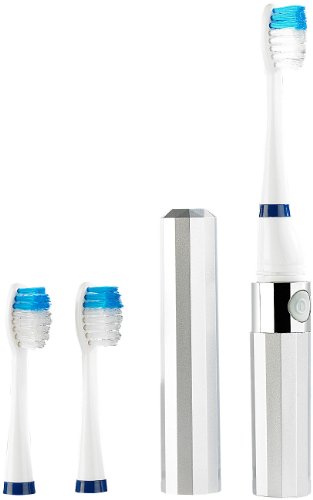 newgen medicals Elektrische Reise-Zahnbürste mit Batteriebetrieb